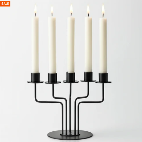Golden Brass Candle Stand
