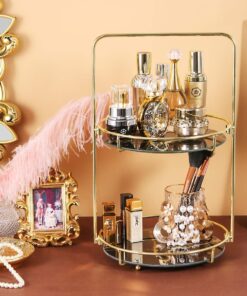 Luxury 2-Tier Perfume & Makeup Organizer