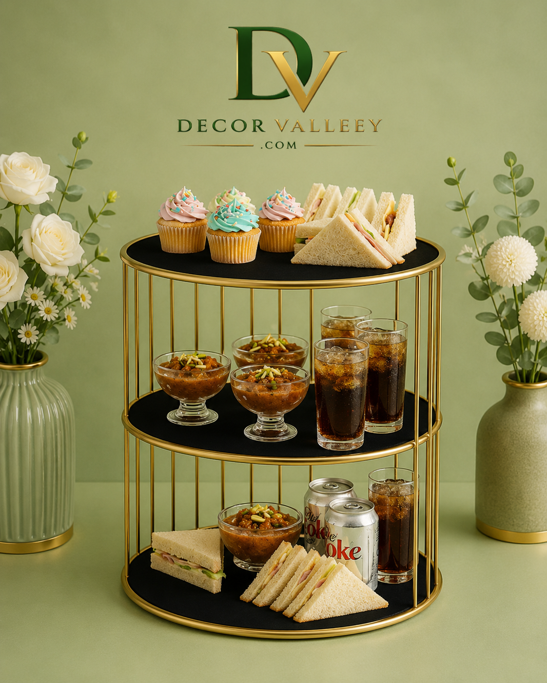 Luxury 3-Tier Serving & Display Stand