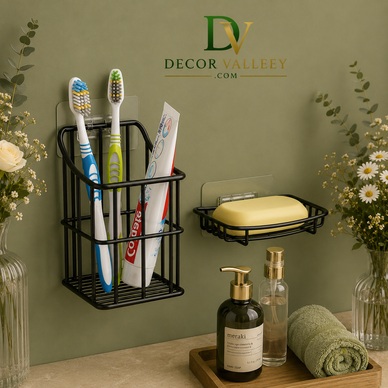 Stainless Steel Toothbrush Holder