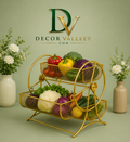 Metal Fruit & Vegetable Basket Rack