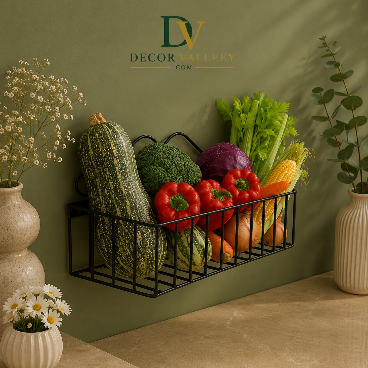 Kitchen vegetable rack