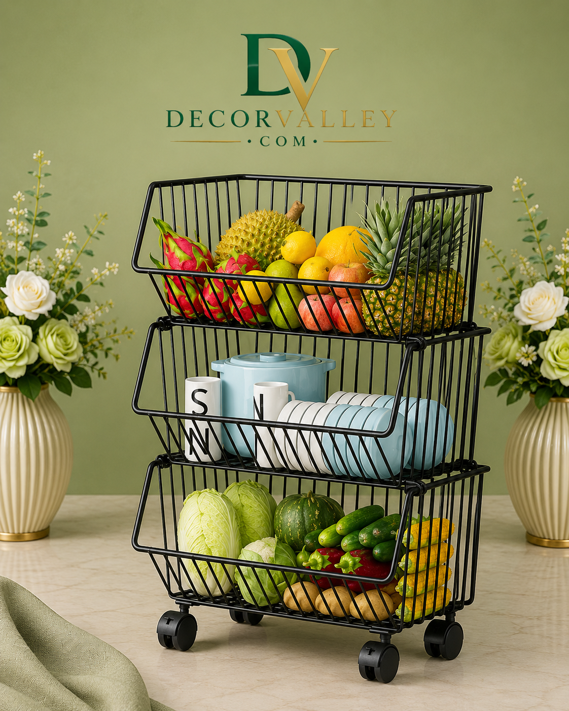 Vegetable & Fruit trolly
