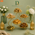 Luxury 6-Tier Serving Stand – Golden Snack & Dessert Display Rack