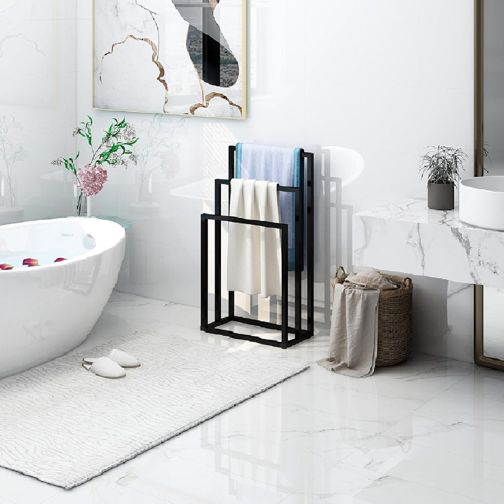 Modern Freestanding Towel Rack Stand