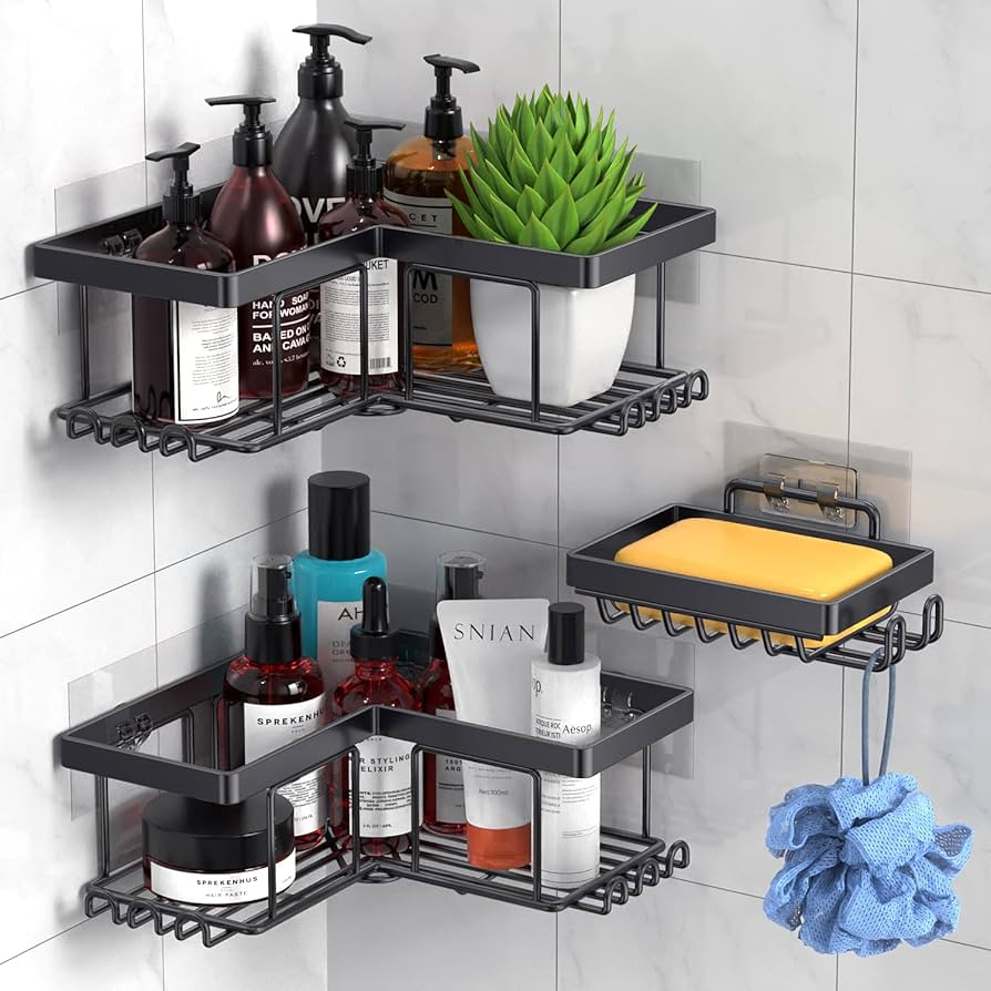 Bathroom Shelf Organizer (3-in-1 Set)