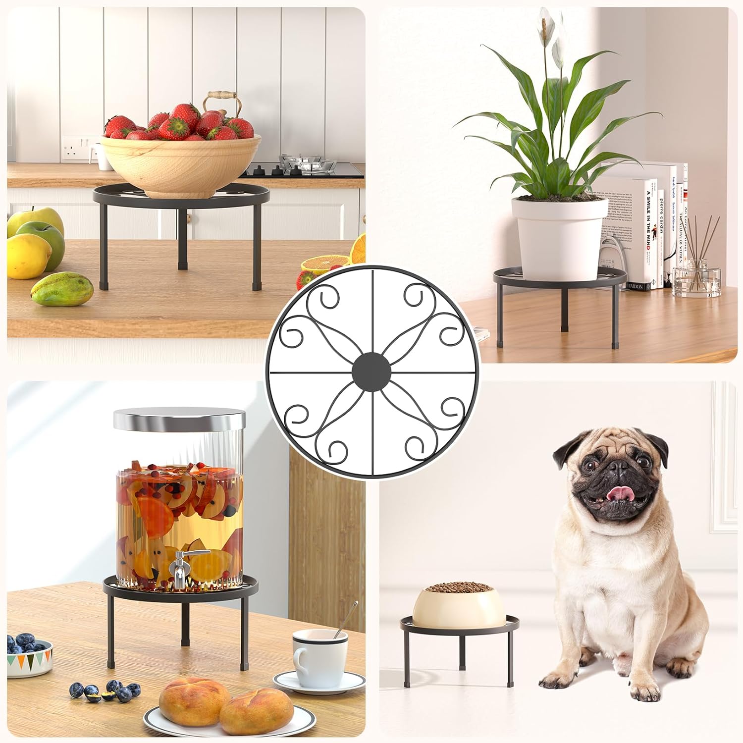 Metal Plant Stands for Indoor Outdoor Plants stand  pack of 5