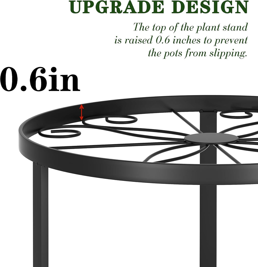 Metal Plant Stands for Indoor Outdoor Plants stand  pack of 5