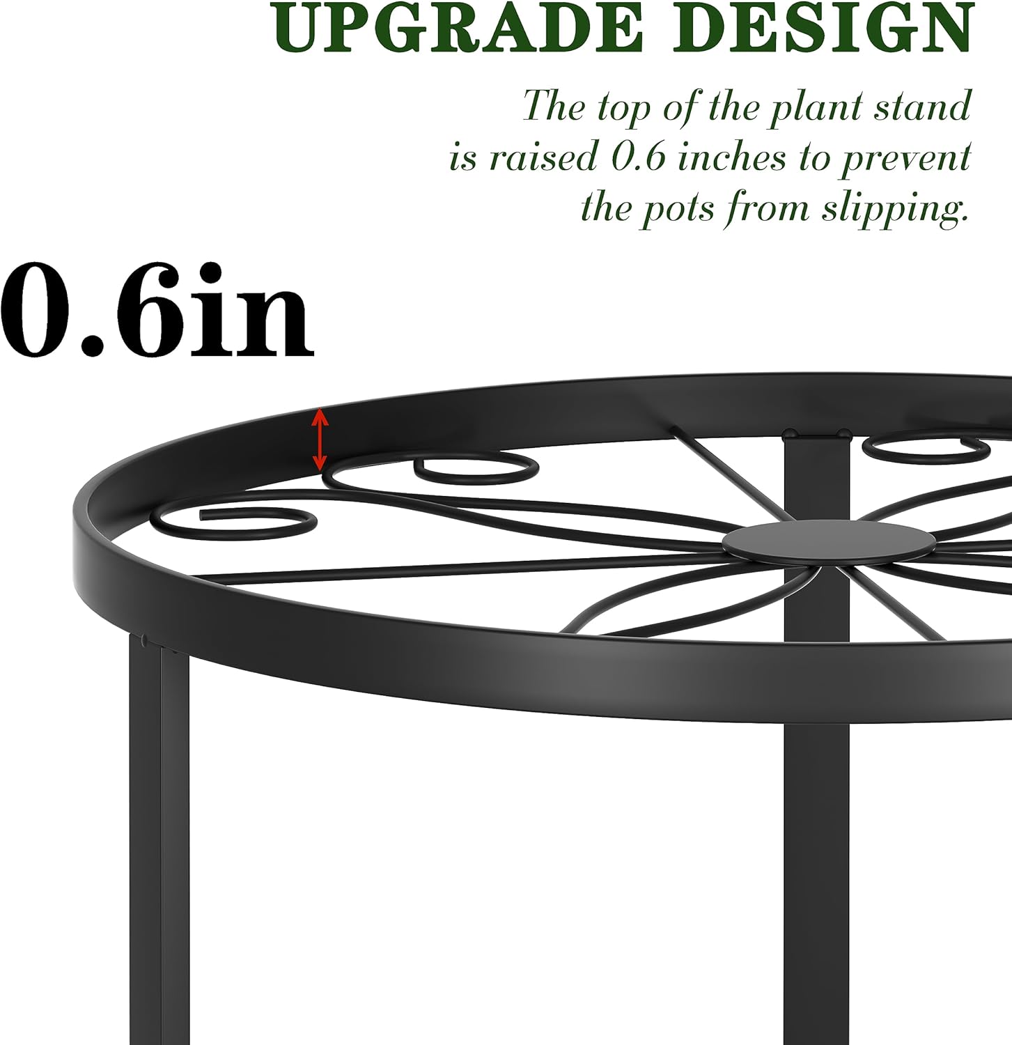 Metal Plant Stands for Indoor Outdoor Plants stand  pack of 5