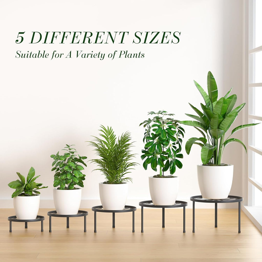 Metal Plant Stands for Indoor Outdoor Plants stand  pack of 5