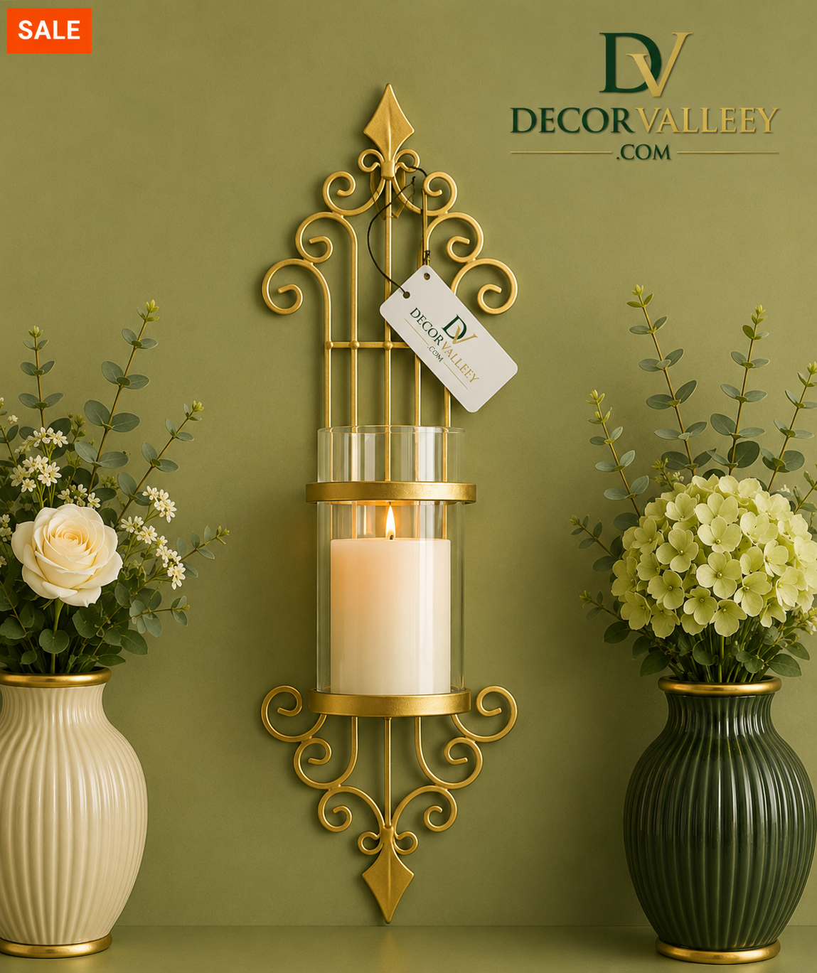 Modern Ring Design Candle Holder