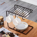 Countertop Mug Tree Holder 6 Hooks Kitchen Shelf