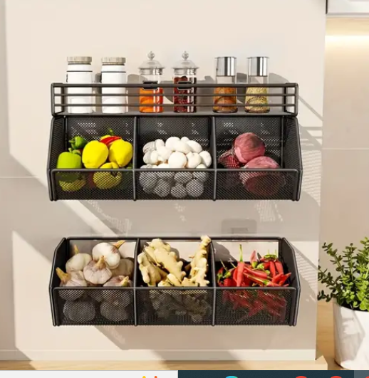Multi Section Vegetable Organizer