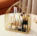 Luxury Arch Makeup Organizer – Golden Cosmetic Storage Rack