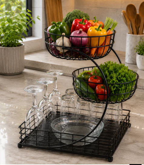 Metal Fruit Basket