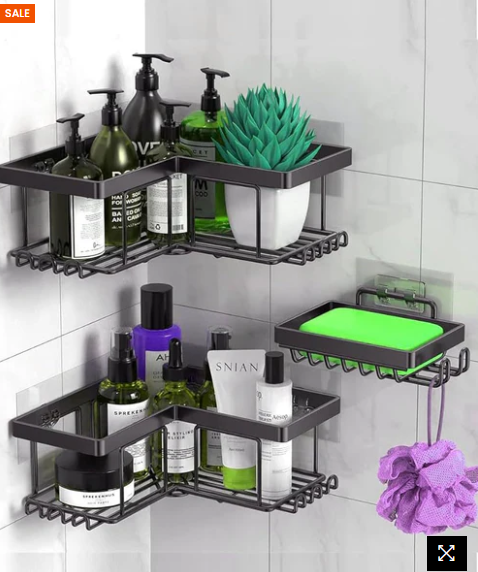 Bathroom Shelf Organizer (3-in-1 Set)