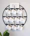 Wall Mounted Coffee Mug Holder Rack