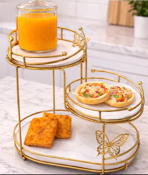 Luxury 3-Tier Vanity Organizer Stand