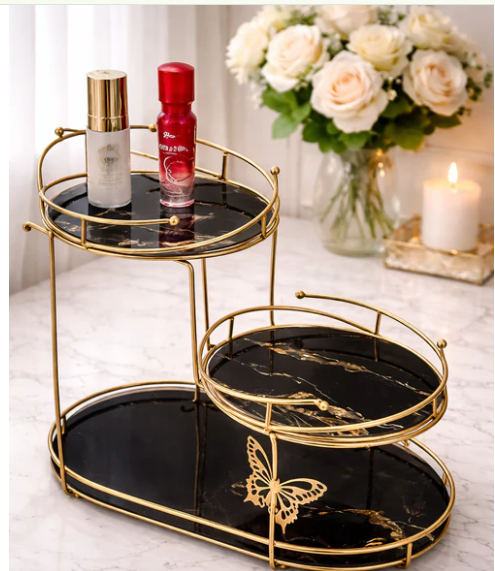 Luxury 3-Tier Vanity Organizer Stand