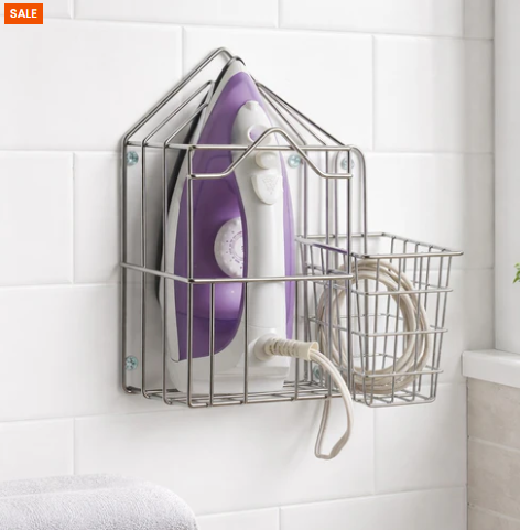 Wall-Mounted Iron Holder