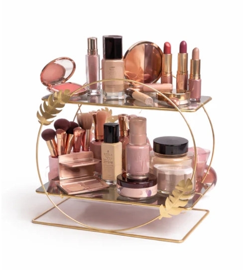 Two-Tier Makeup & Perfume Organizer