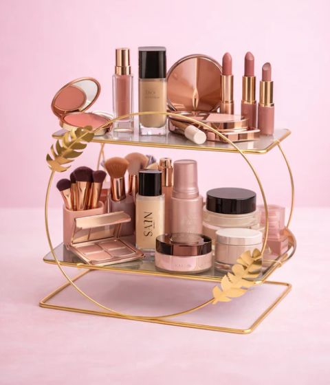 Two-Tier Makeup & Perfume Organizer