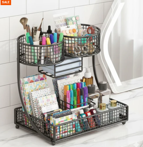 Mesh Countertop Serving & Organizer Stand