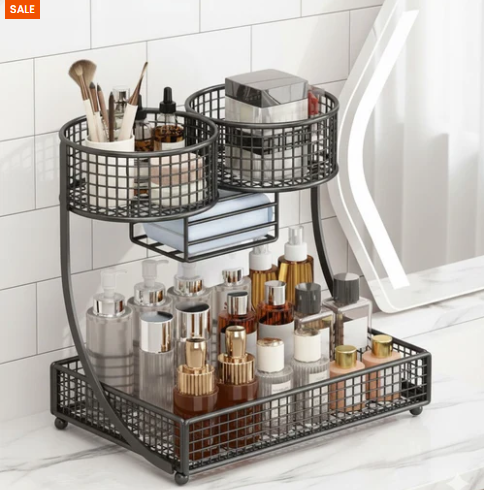 Mesh Countertop Serving & Organizer Stand