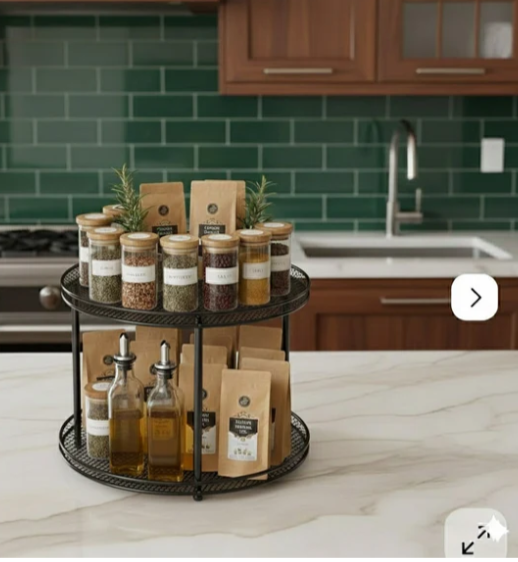 Spice Jar Organizer Rack