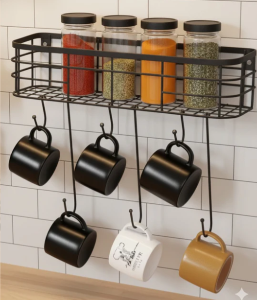 Wall Mounted Shelf Organizer
