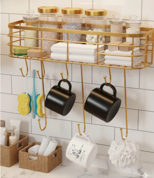 Wall Mounted Shelf Organizer
