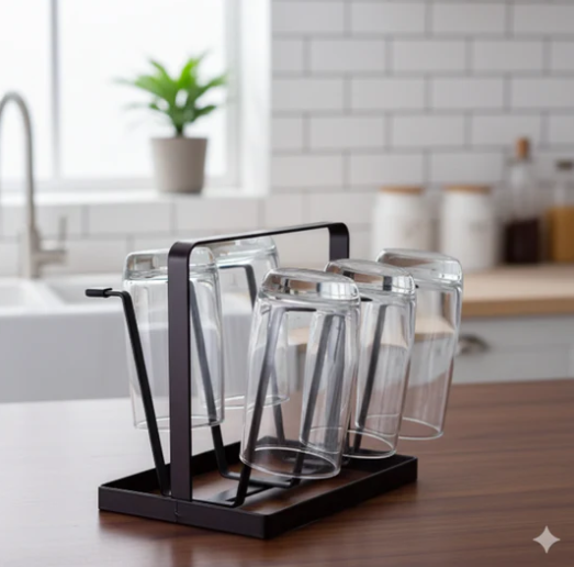Glass Drying Rack Shelf