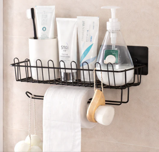 Wall Mount Storage Rack Bathroom Rack