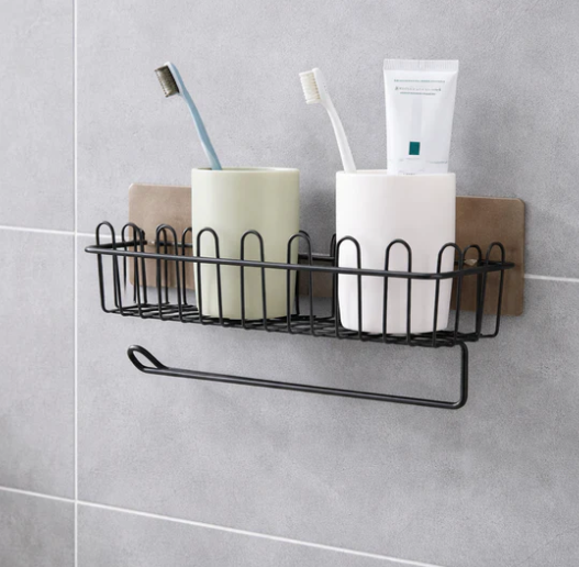 Wall Mount Storage Rack Bathroom Rack