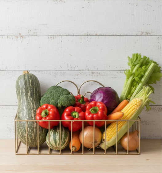 Kitchen vegetable rack