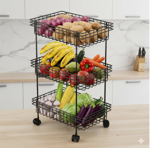 Multipurpose Fruits & Vegetable Stand/Kitchen Trolley