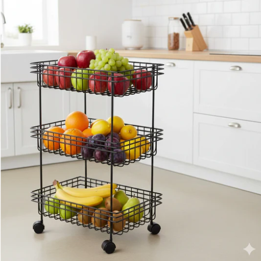 Multipurpose Fruits & Vegetable Stand/Kitchen Trolley