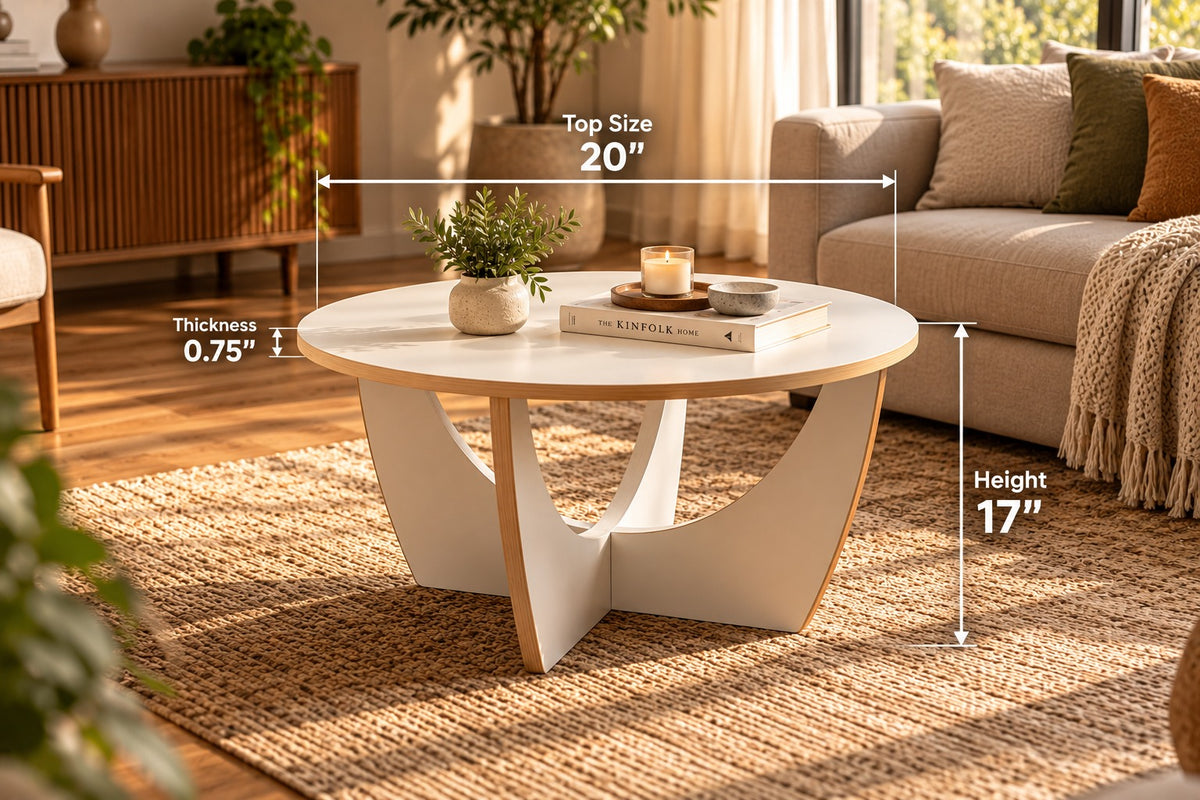 Premium Modern Round Coffee Table