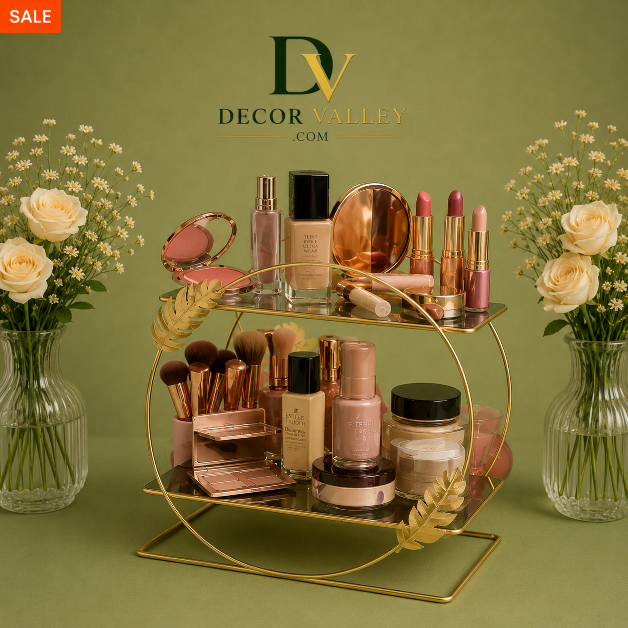 Two-Tier Makeup & Perfume Organizer