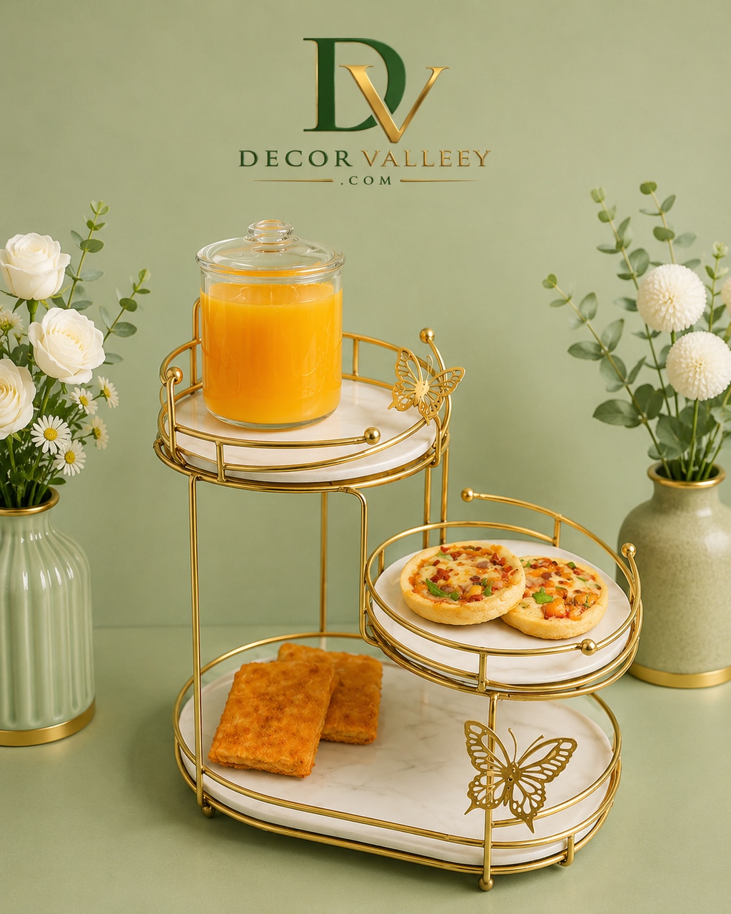 Luxury 3-Tier Vanity Organizer Stand