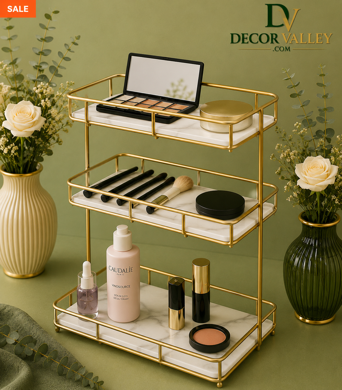 Makeup Organizer Cosmetics Storage 3 Tier