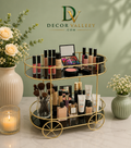 Elegant Cosmetic Display Cart