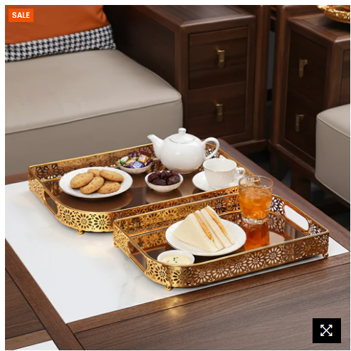 Decorative Serving & Vanity Organizer