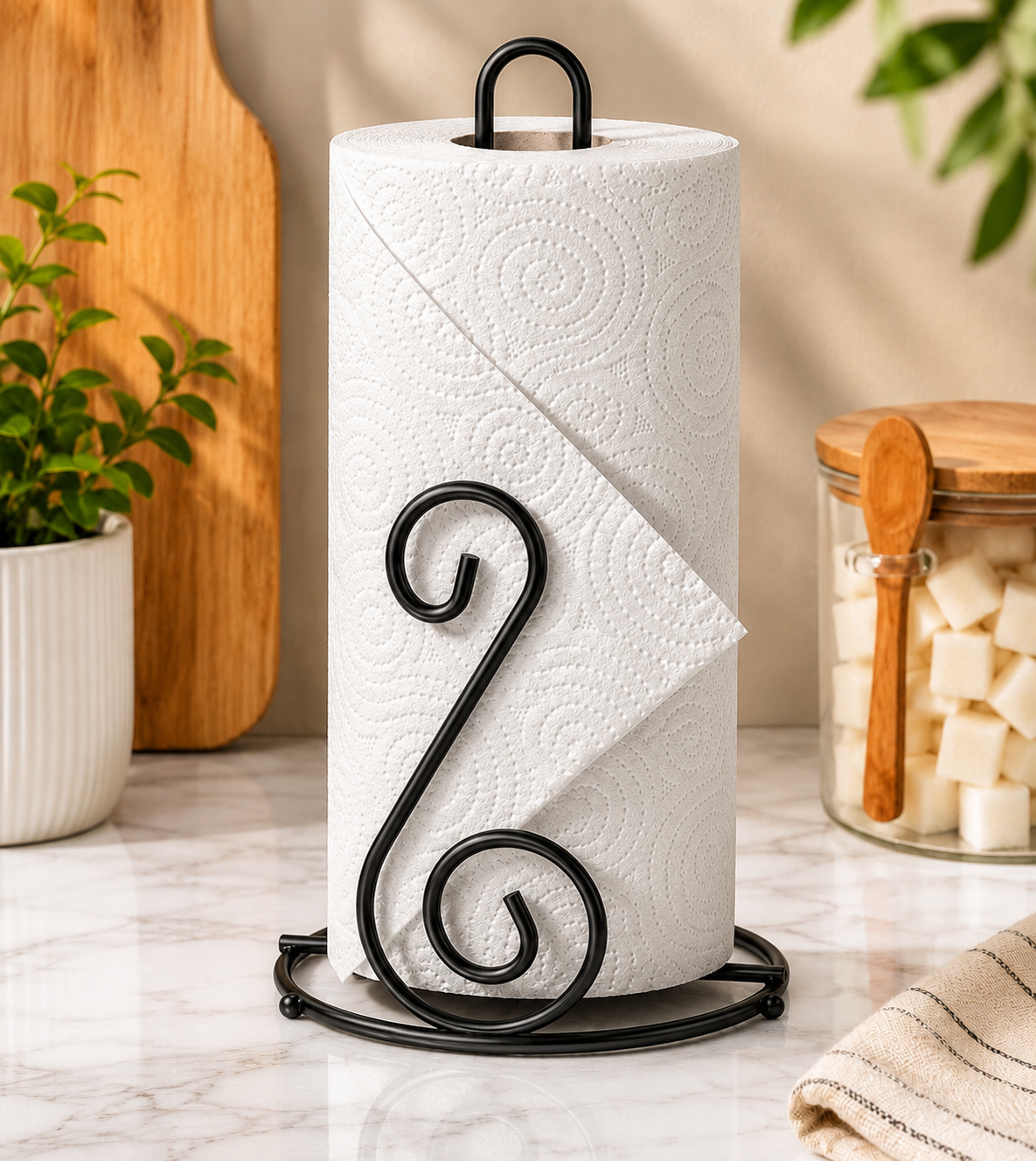 Kitchen Paper Towel Holder Stand