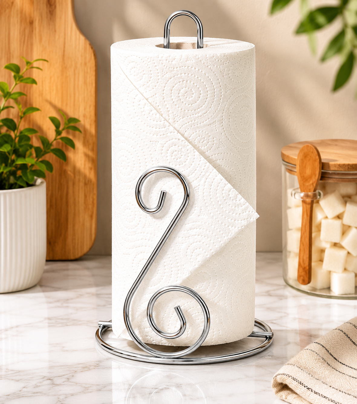 Kitchen Paper Towel Holder Stand